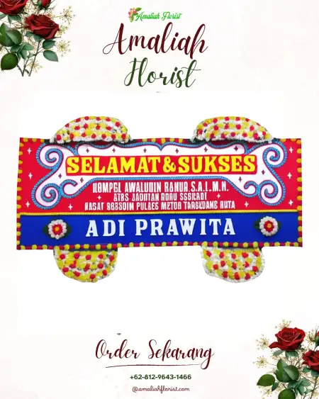 Papan Bunga Ucapan Selamat Sigong